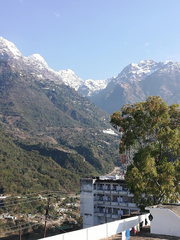 View of Katra town as the base for local transport